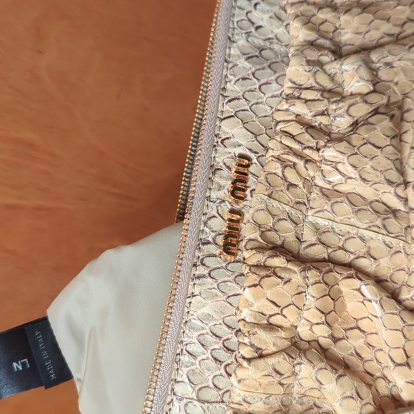 Miu Miu snakeskin mini bag - Picture 7 of 15